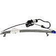 751-344 Front, Driver Side OE Solutions Series Power Window Regulator, With Motor