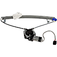 751-345 Front, Driver Side OE Solutions Series Power Window Regulator, With Motor
