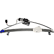 751-345 Front, Driver Side OE Solutions Series Power Window Regulator, With Motor