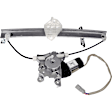 751-353 Rear, Passenger Side OE Solutions Series Power Window Regulator, With Motor