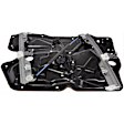 751-370 Sedan Front, Passenger Side OE Solutions Series Power Window Regulator, With Motor