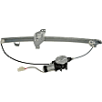 751-512 Rear, Passenger Side OE Solutions Series Power Window Regulator, With Motor
