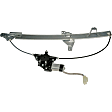 751-512 Rear, Passenger Side OE Solutions Series Power Window Regulator, With Motor