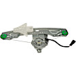 751-544 Rear, Driver Side OE Solutions Series Power Window Regulator, With Motor