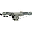 751-544 Rear, Driver Side OE Solutions Series Power Window Regulator, With Motor