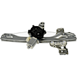 751-566 Rear, Passenger Side OE Solutions Series Power Window Regulator, With Motor