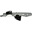 751-585 Rear, Passenger Side OE Solutions Series Power Window Regulator, With Motor