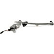 751-621 Front, Driver Side OE Solutions Series Power Window Regulator, With Motor