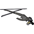 751-628 Front, Driver Side OE Solutions Series Power Window Regulator, With Motor