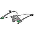 751-636 Front, Driver Side OE Solutions Series Power Window Regulator, With Motor