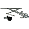 751-661 Front, Passenger Side OE Solutions Series Power Window Regulator, With Motor