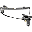 751-707 Rear, Driver Side OE Solutions Series Power Window Regulator, With Motor