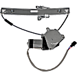 751-713 Rear, Passenger Side OE Solutions Series Power Window Regulator, With Motor