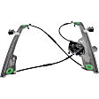 751-724 Front, Driver Side OE Solutions Series Power Window Regulator, With Motor