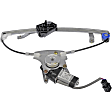 751-752 Rear, Passenger Side OE Solutions Series Power Window Regulator, With Motor