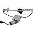 751-752 Rear, Passenger Side OE Solutions Series Power Window Regulator, With Motor