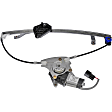 751-754 Rear, Passenger Side OE Solutions Series Power Window Regulator, With Motor
