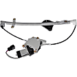 751-754 Rear, Passenger Side OE Solutions Series Power Window Regulator, With Motor