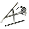751-762 Front, Passenger Side OE Solutions Series Power Window Regulator, With Motor