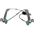 751-777 Front, Passenger Side OE Solutions Series Power Window Regulator, With Motor