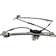 751-777 Front, Passenger Side OE Solutions Series Power Window Regulator, With Motor