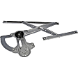 752-026 Front, Driver Side OE Solutions Series Manual Window Regulator, Without Motor