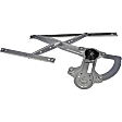 752-027 Front, Passenger Side OE Solutions Series Manual Window Regulator, Without Motor