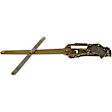 752-136 Front, Driver Side OE Solutions Series Manual Window Regulator, Hand-Crank Type