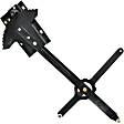 752-140 Front, Driver Side OE Solutions Series Manual Window Regulator, Without Motor