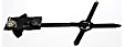 752-141 Front, Passenger Side OE Solutions Series Manual Window Regulator, Without Motor
