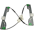 752-268 Front, Driver Side OE Solutions Series Power Window Regulator, Without Motor