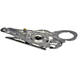 752-816 Front, Passenger Side OE Solutions Series Power Window Regulator, Without Motor