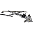 752-975 Coupe Front, Passenger Side OE Solutions Series Power Window Regulator, Without Motor