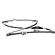 752-980 Front, Driver Side OE Solutions Series Power Window Regulator, Without Motor