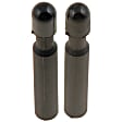 75409 Help Series Door Lock Knob - Black, Direct Fit