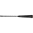 76006 Help Series Antenna Mast - Black, Steel, Direct Fit, Sold Individually