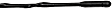 76009 Help Series Antenna Mast - Black, Steel, Direct Fit, Sold Individually