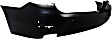 Rear Primed Bumper Cover, Standard, For Models Without M Sport Package, With Parking Aid Sensor Holes