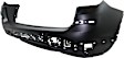 Rear Primed Bumper Cover CAPA Certified