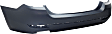 Rear Primed Bumper Cover, Luxury/Modern Line, For Models without M Package and Park Distance Control Sensor
