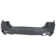 Rear Primed Bumper Cover