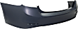 Rear Primed Bumper Cover, For Models without M Sport Package, Luxury/Moder/Sport Line, Sedan