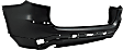 2021 BMW X3 - Rear Primed Bumper Cover, For Models Without M Sport Package, Without Park Assist System, With Trailer Hitch