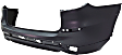 2021 BMW X3 - Rear Primed Bumper Cover, For Models Without M Sport Package, Without Park Assist System, With Trailer Hitch