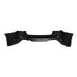 Rear Primed Bumper Cover, Base Model, With Park Distance Control Sensor Holes