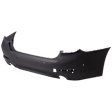 Rear Primed Bumper Cover, Base Model, CAPA CERTIFIED