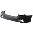 Rear Primed Bumper Cover, Sport Line, For Models without M Sport Package and Park Distance Control Sensor Holes, Sedan