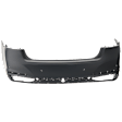 Rear Primed Bumper Cover, For Models without M Package, without Park Assist System