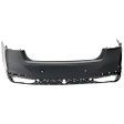 Rear Primed Bumper Cover, For Models without M Package, without Park Assist System