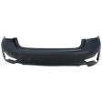 Rear Primed Bumper Cover, For Models without M Sport Package, Luxury Lines and Park Distance Control Sensor Holes, CAPA Certified